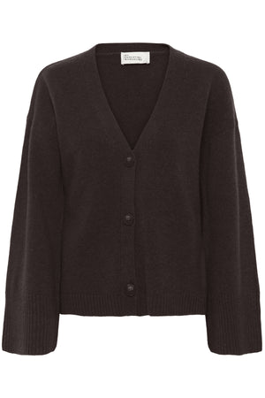 HuxiMW Knit Cardigan Espresso - 10705283