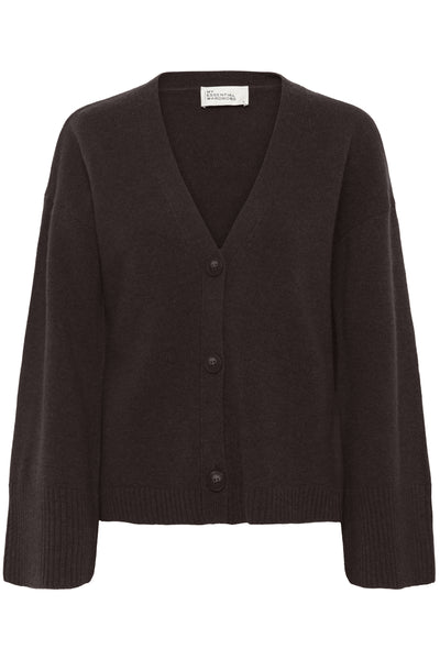 HuxiMW Knit Cardigan Espresso - 10705283 Thumbnail