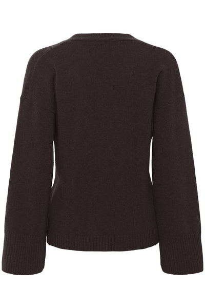 HuxiMW Knit Cardigan Espresso - 10705283 Thumbnail