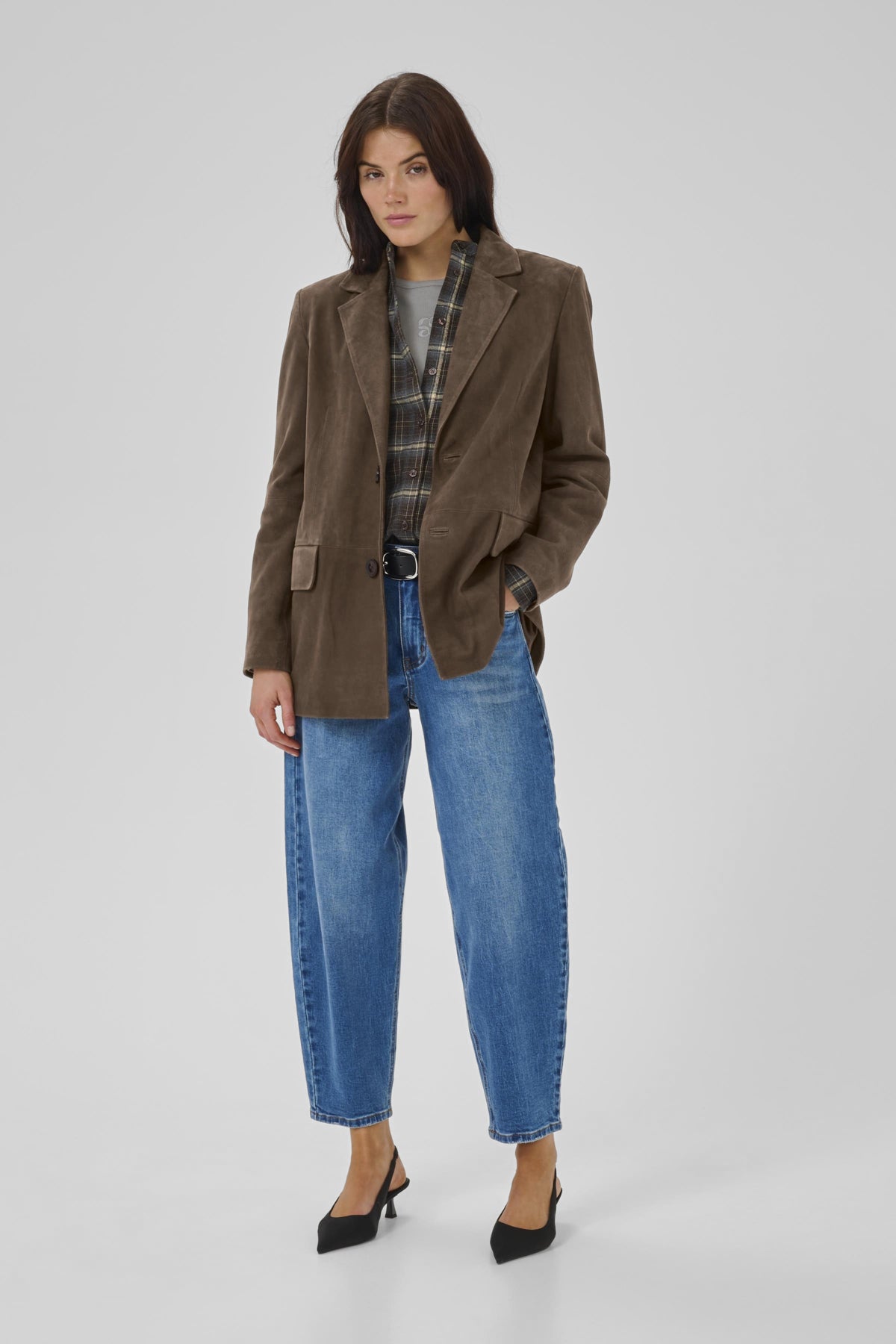 TaraMW Suede Blazer Delicioso - 10705298