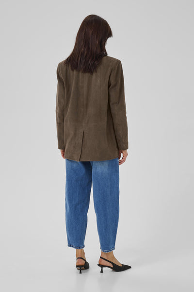 TaraMW Suede Blazer Delicioso - 10705298 Thumbnail