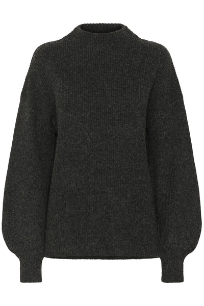 PalomaMW Knit Pullover Dark grey melange Thumbnail