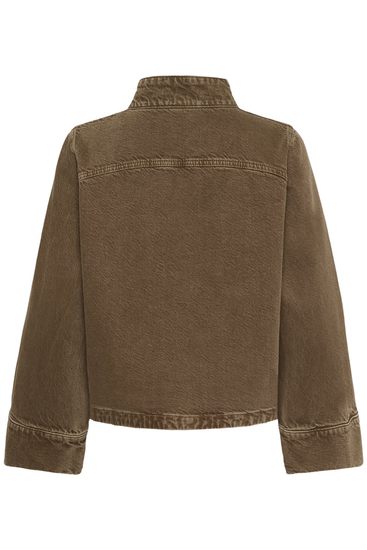 MWAbby 175 Boxy Shirt Tobacco Brown Washed - 10705304