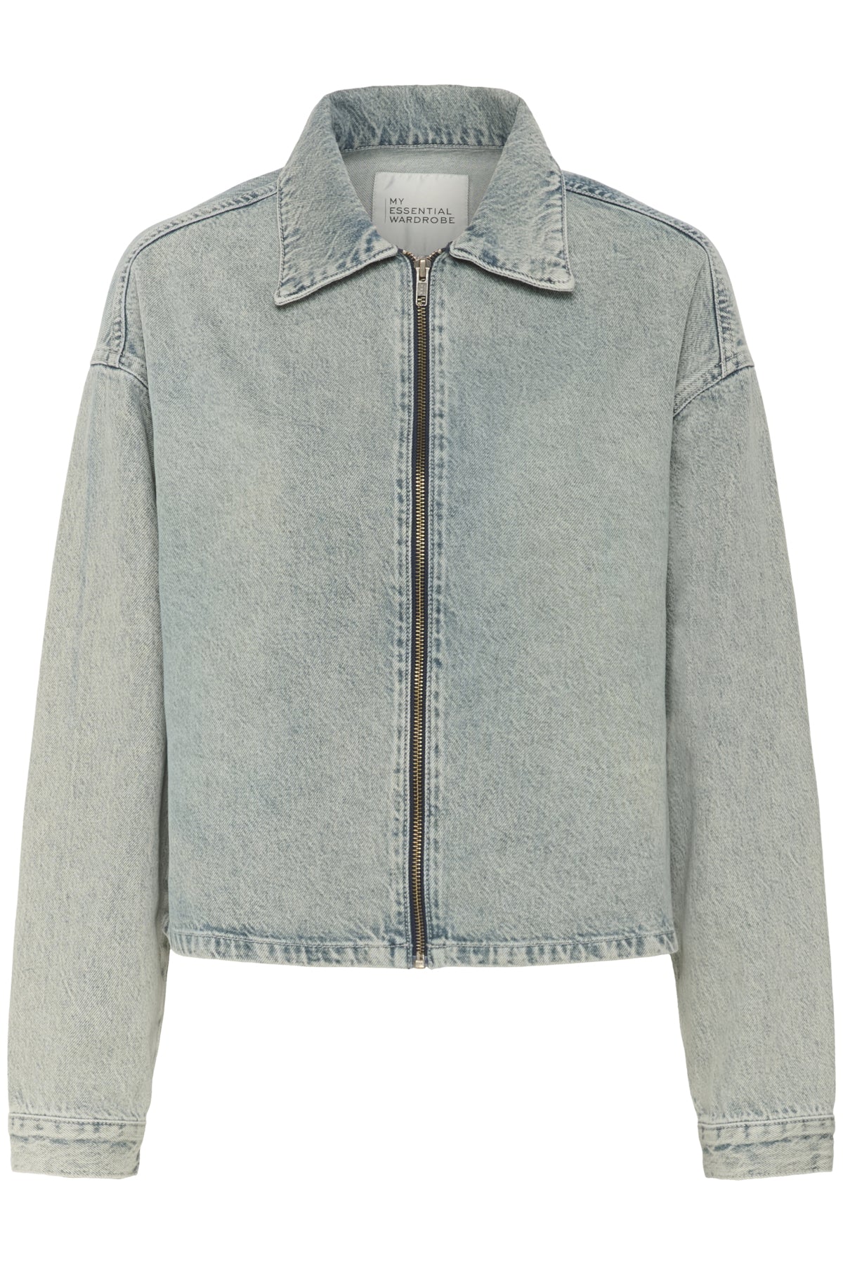 MWMalea 174 Boxy Jacket Light Blue Dirty Wash - 10705307