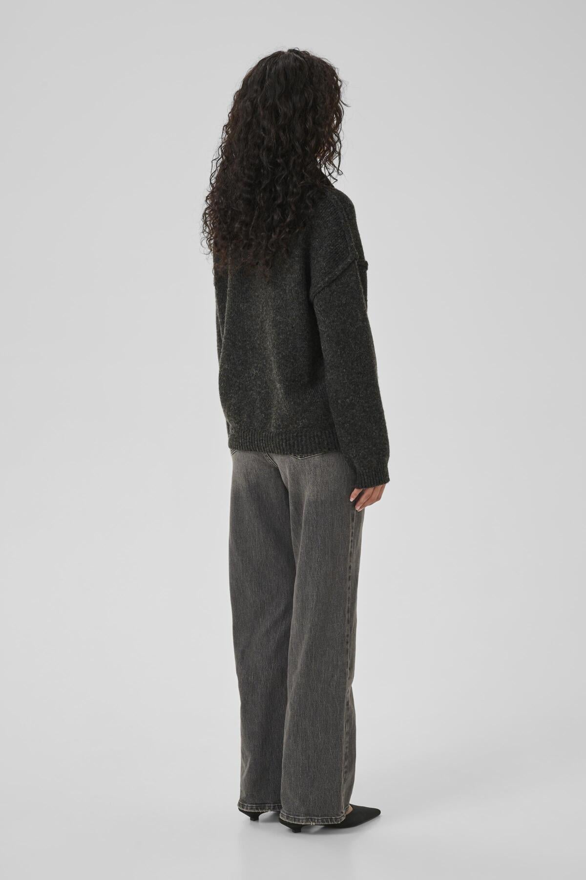 PalomaMW Polo Pullover Dark grey melange - 10705312