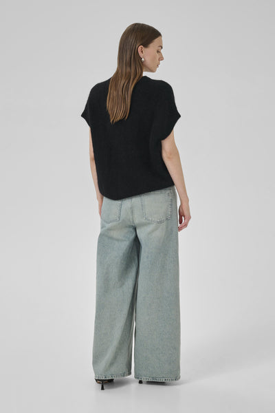 SivaMW OS Knit Cardigan Black - 10705314 Thumbnail
