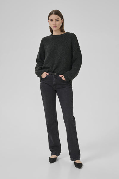 PalomaMW Knit Pullover Dark grey melange - 10705315 Thumbnail