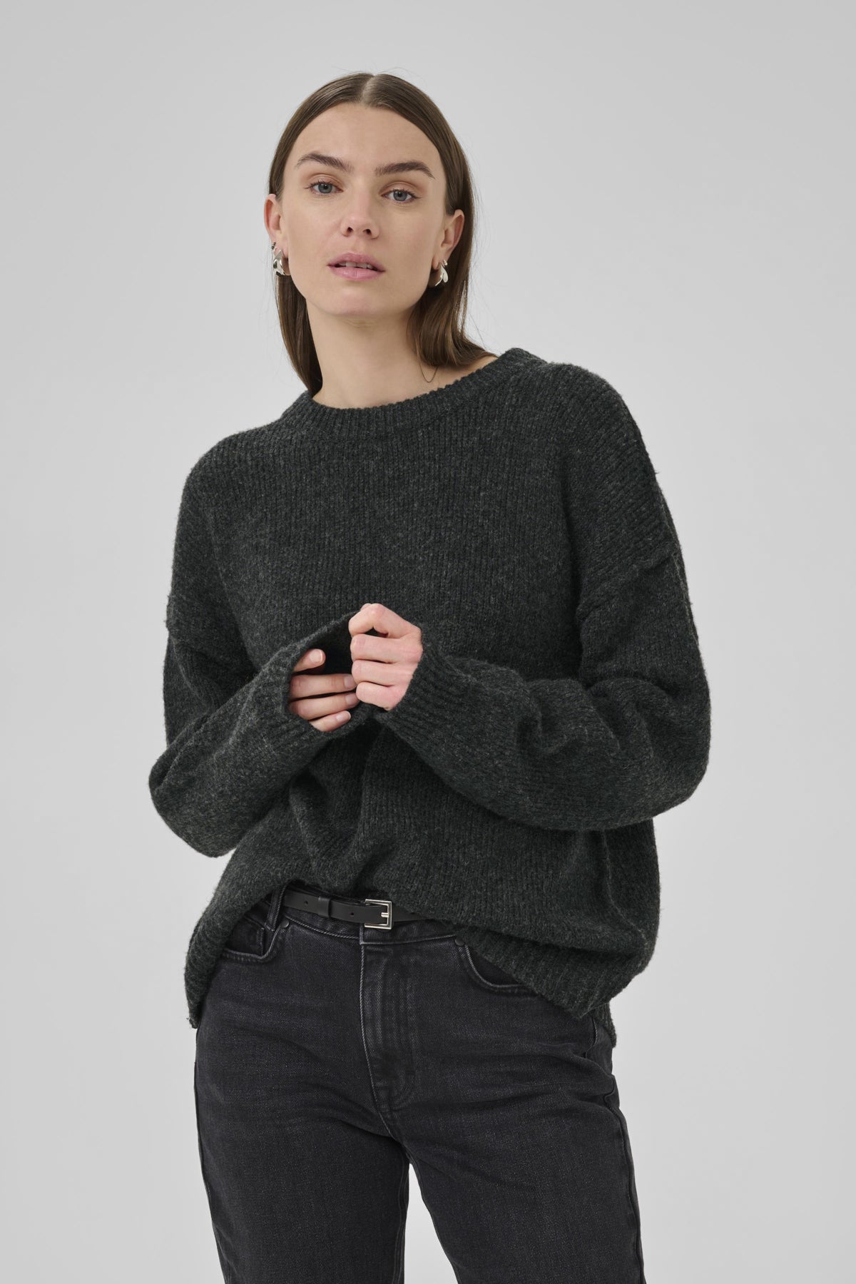 PalomaMW Knit Pullover Dark grey melange - 10705315