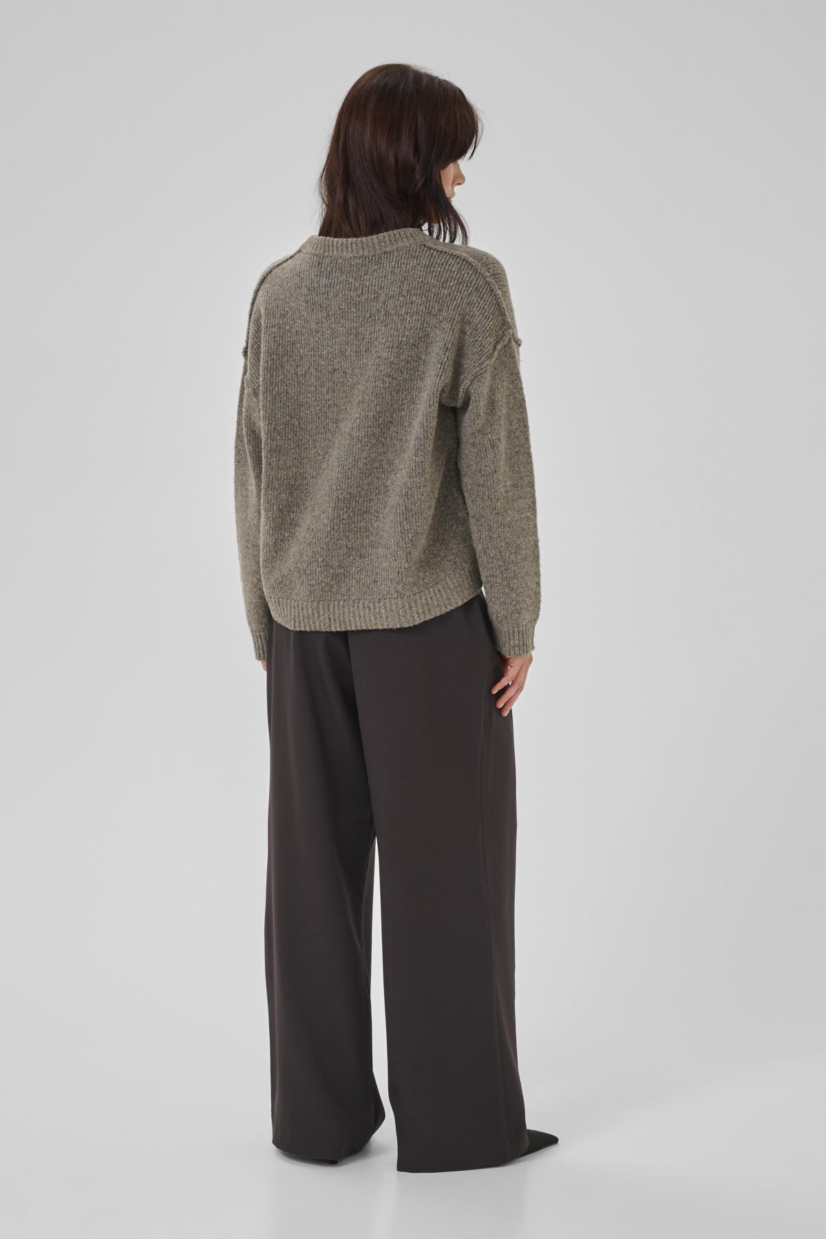 PalomaMW Knit Pullover Brown Melange - 10705315