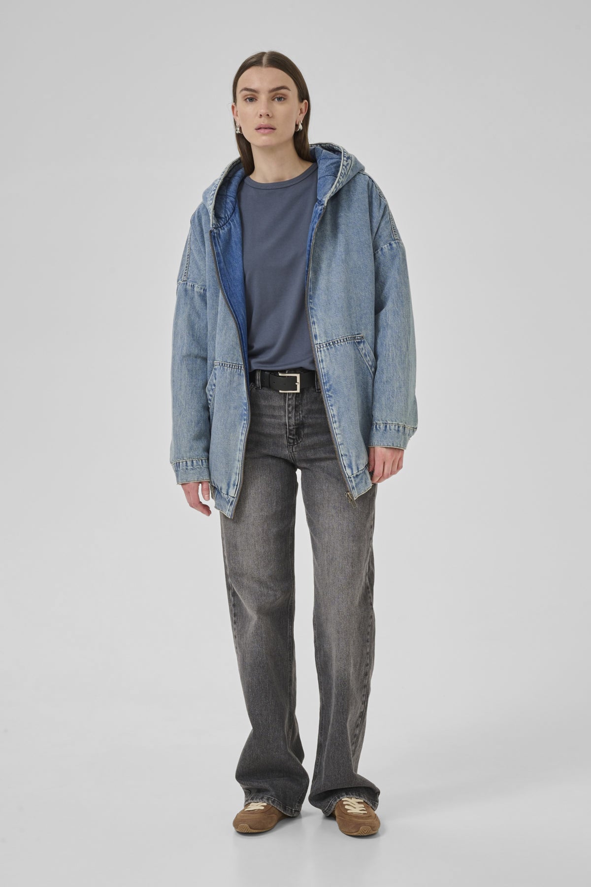 MWOzzie 171 OS Jacket Medium Blue Random Wash - 10705320