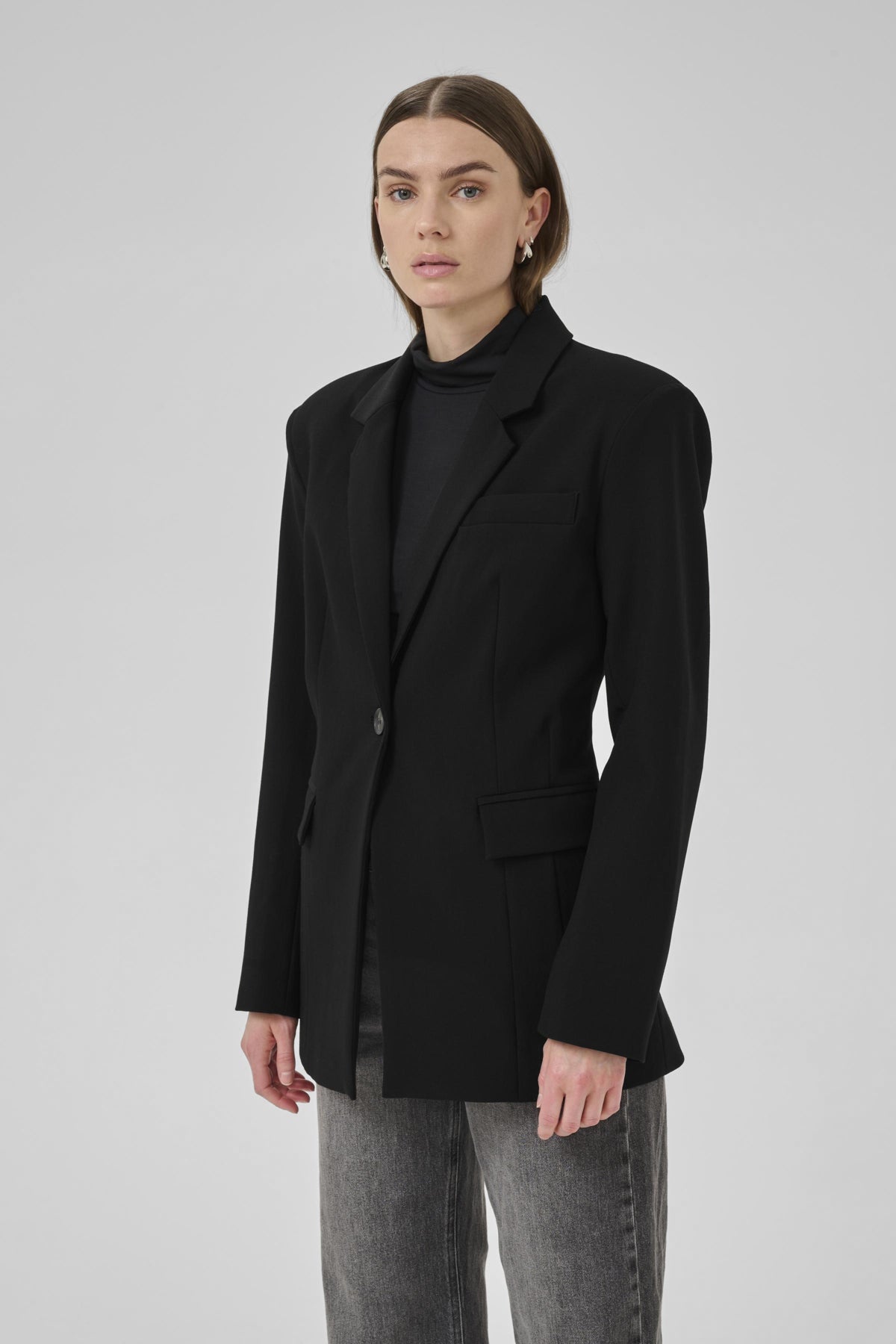 MilanMW Shaped BLazer Black - 10705378