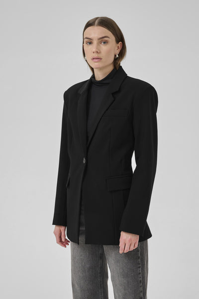 MilanMW Shaped BLazer Black - 10705378 Thumbnail