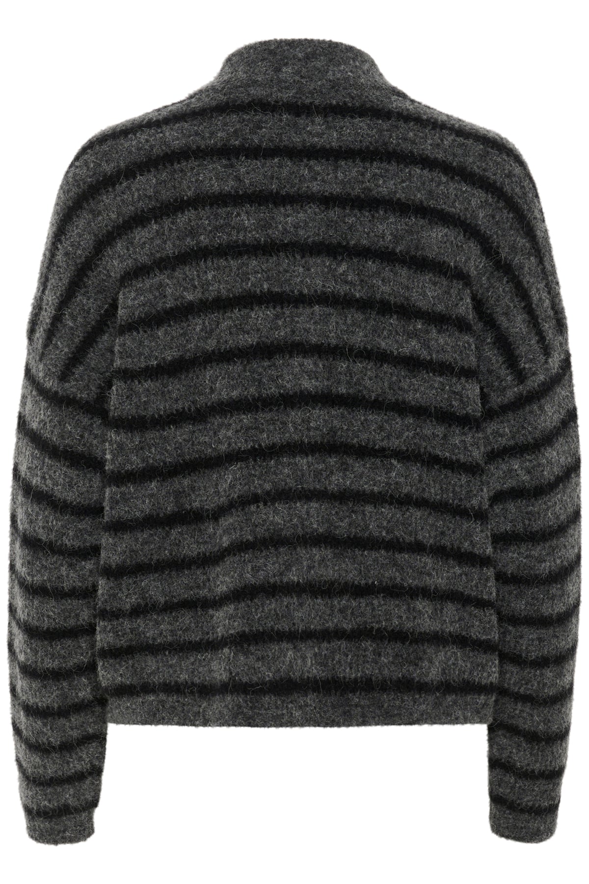 AlphaGZ short cardigan NOOS Charcoal Black striped - 10905931