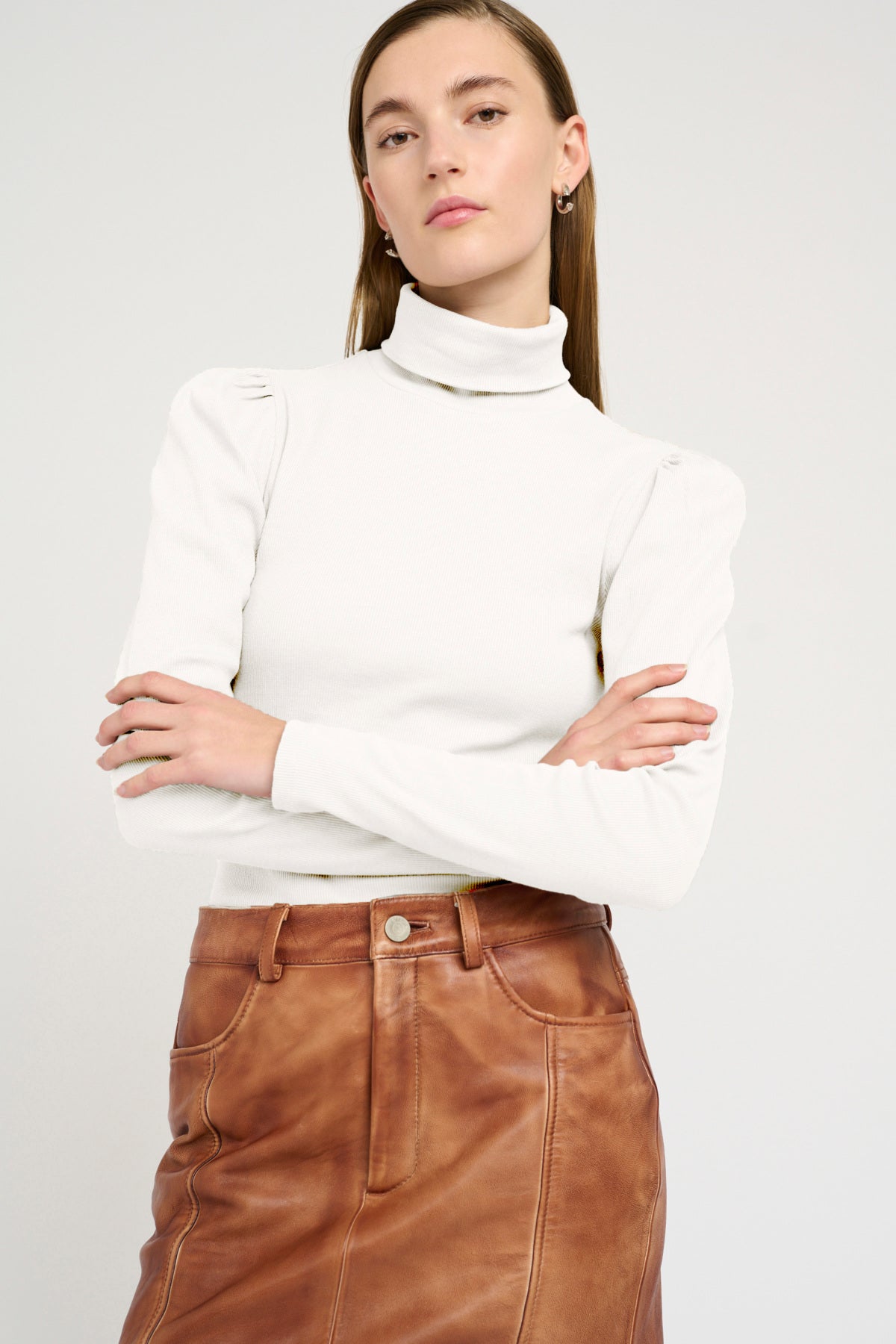 DrewGZ rollneck puff NOOS Egret - 10909317