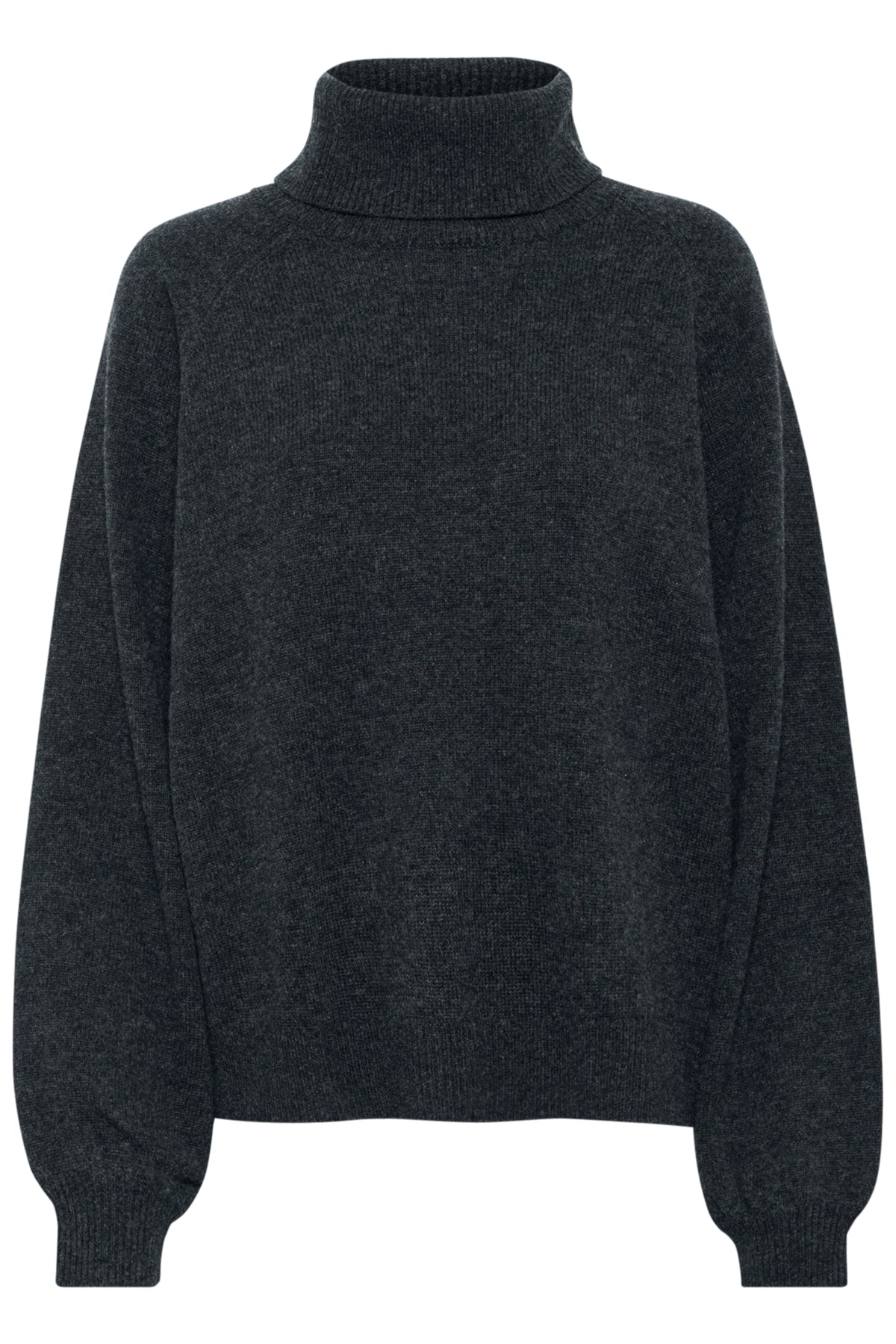 ManziGZ wool rollneck NOOS Deep Graphite Melange - 10909328