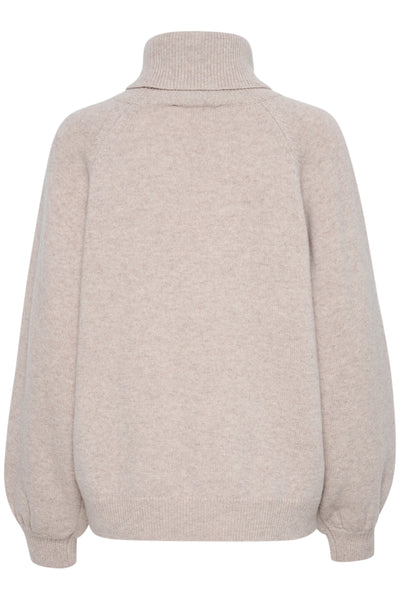 ManziGZ wool rollneck NOOS String Melange - 10909328 Thumbnail