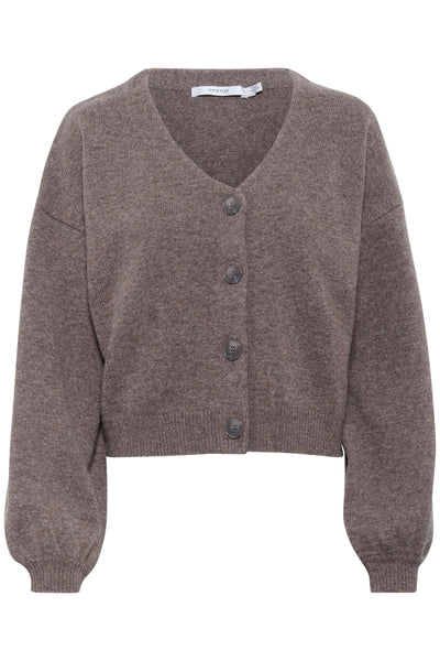 ManziGZ wool cardigan NOOS Chestnut Melange Thumbnail