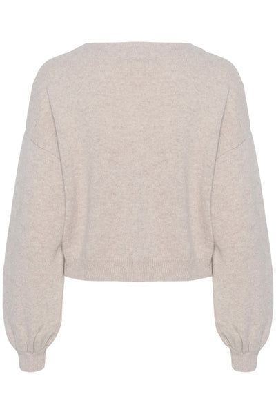ManziGZ wool cardigan NOOS String Melange - 10909329 Thumbnail