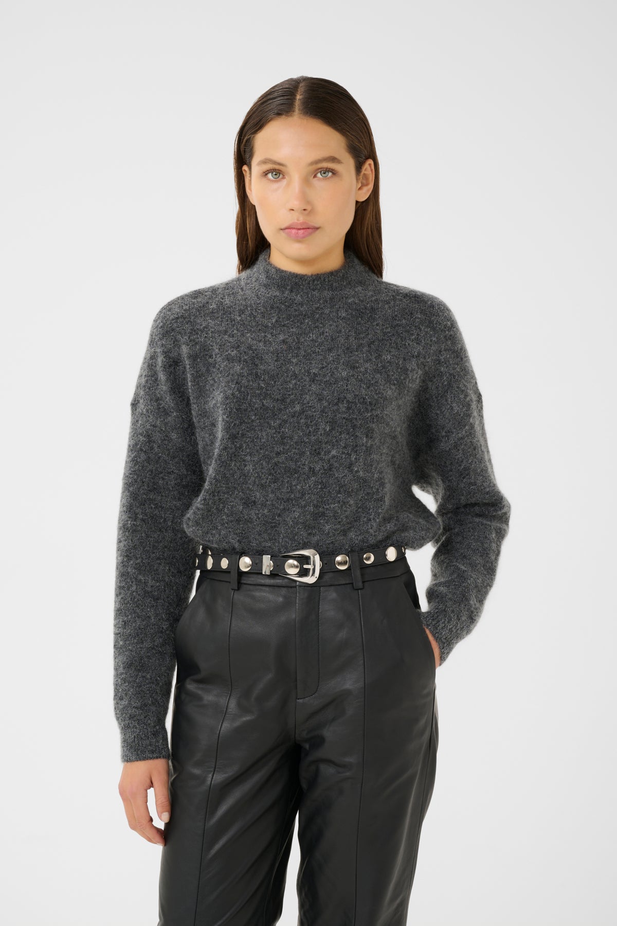 DebbieGZ pullover NOOS Charcoal Melange - 10909330