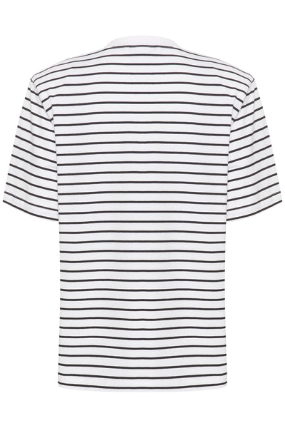 SamurillyGZ striped tee White black stripe - 10909343 Thumbnail