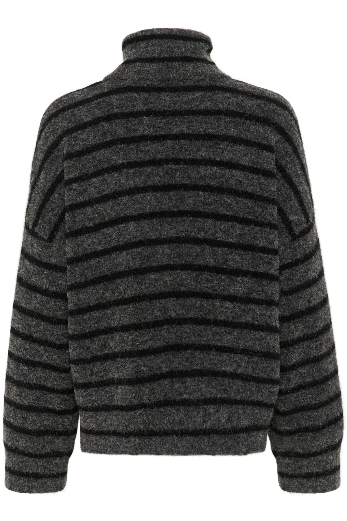 AlphaGZ rollneck striped NOOS Charcoal Black striped - 10909345