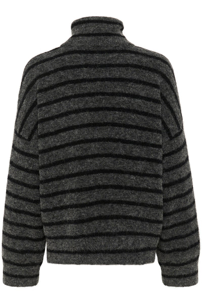 AlphaGZ rollneck striped NOOS Charcoal Black striped - 10909345 Thumbnail