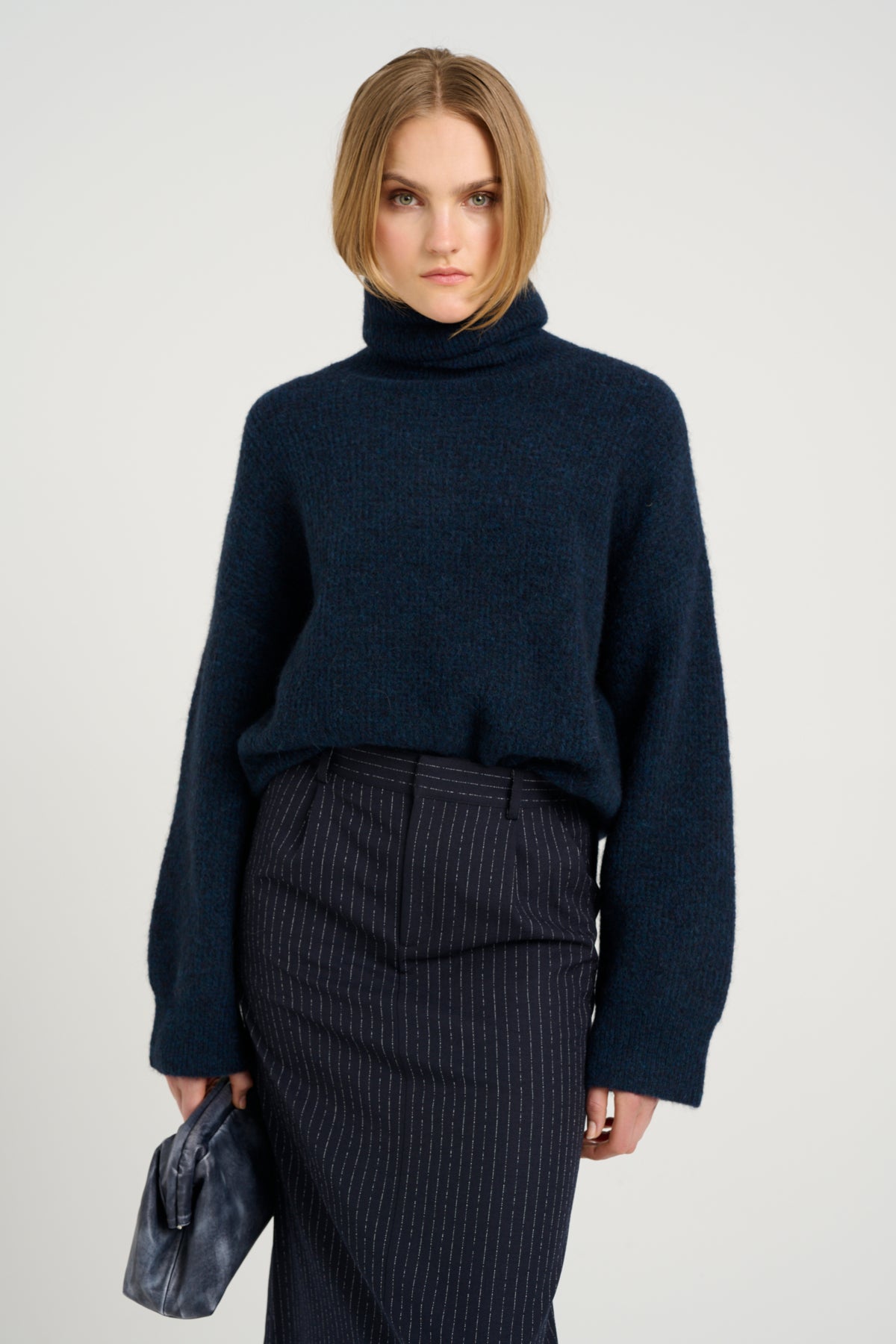 AlphaGZ rollneck Indigo Melange - 10909446