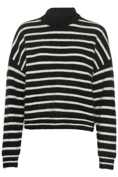 DebbieGZ pullover Black/White striped - 10909448 Thumbnail
