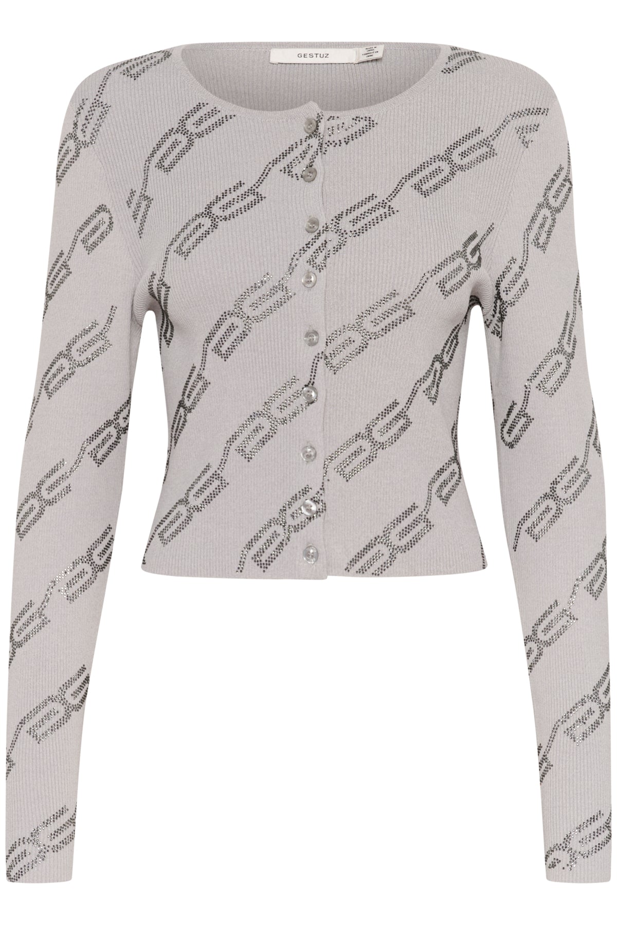 SayaGZ cardigan Grey/Dark grey stones - 10909674