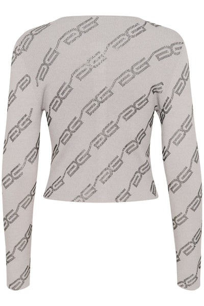 SayaGZ cardigan Grey/Dark grey stones - 10909674 Thumbnail
