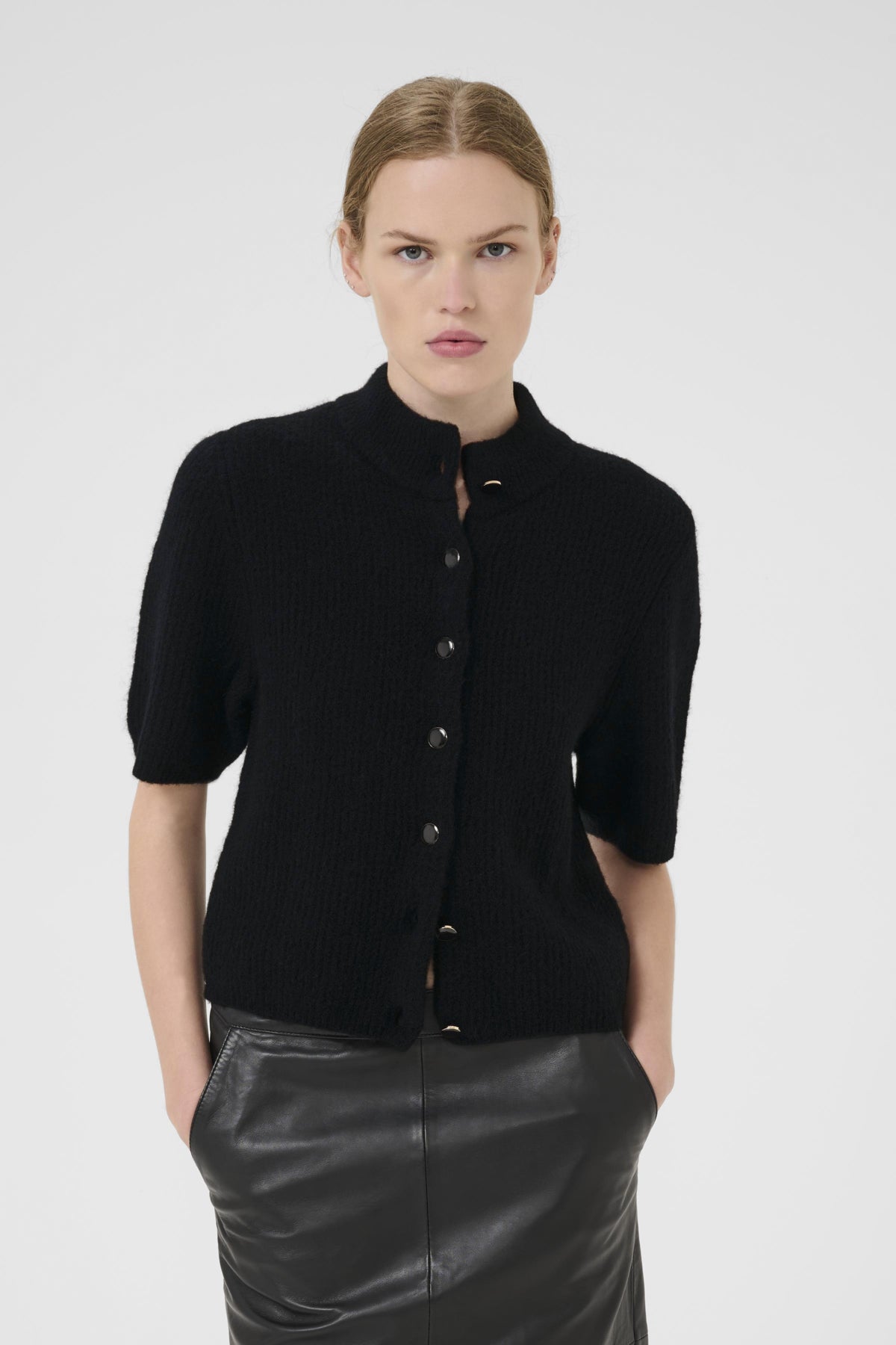 AlphaGZ ss short cardigan NOOS Black - 10909816