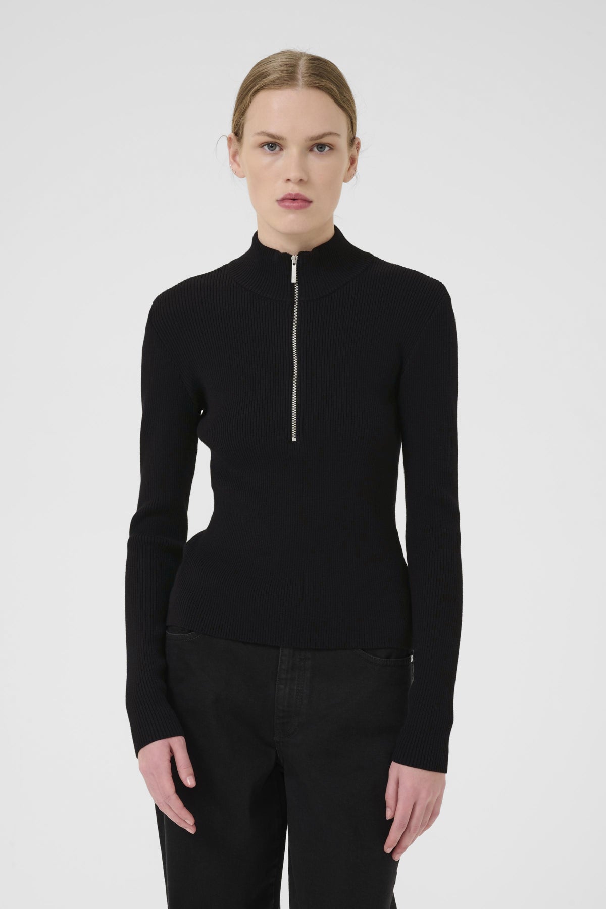 YasmiaGZ zipper pullover NOOS Black - 10909819