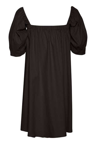 ElarahGZ linen short dress NOO Black - 10909830 Thumbnail