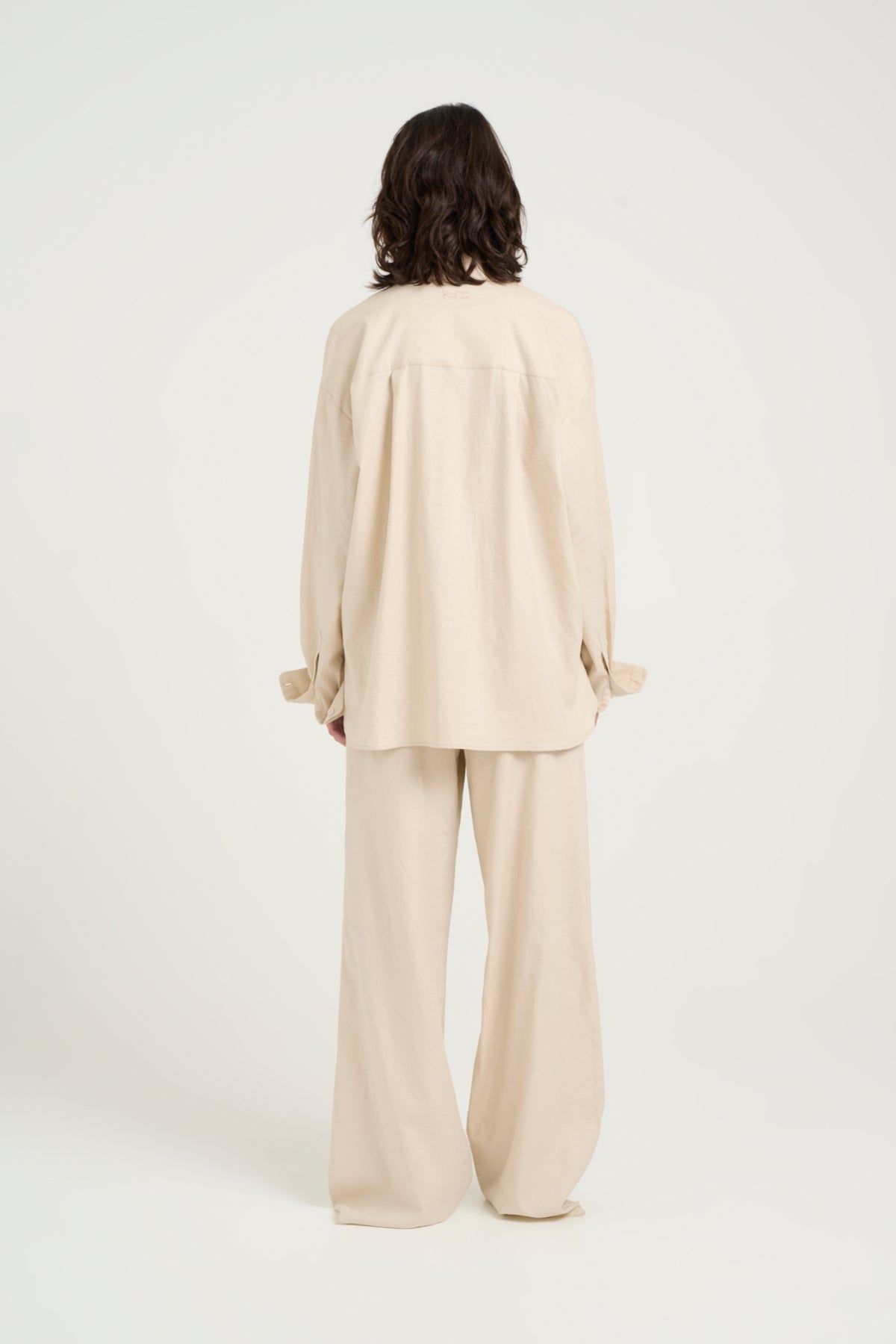 ElarahGZ linen shirt NOOS Ancient Scroll - 10909833