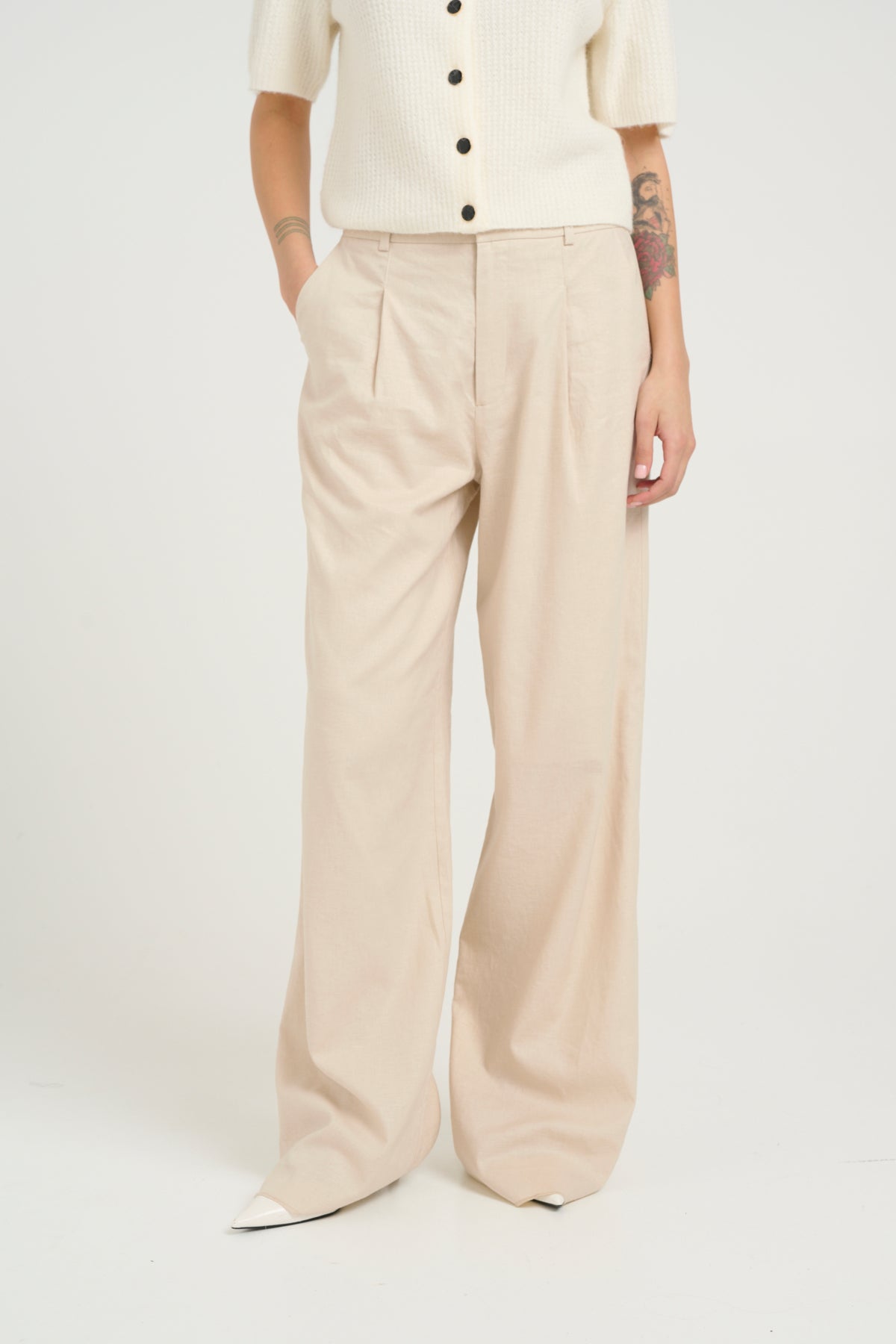 ElarahGZ linen HW pants NOOS Ancient Scroll - 10909834