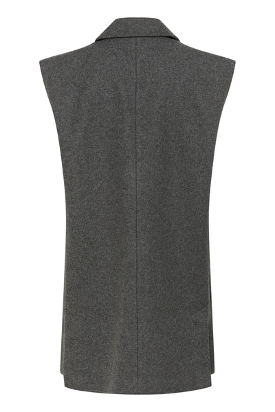 VellyGZ OZ vest Dark grey melange - 10909844 Thumbnail
