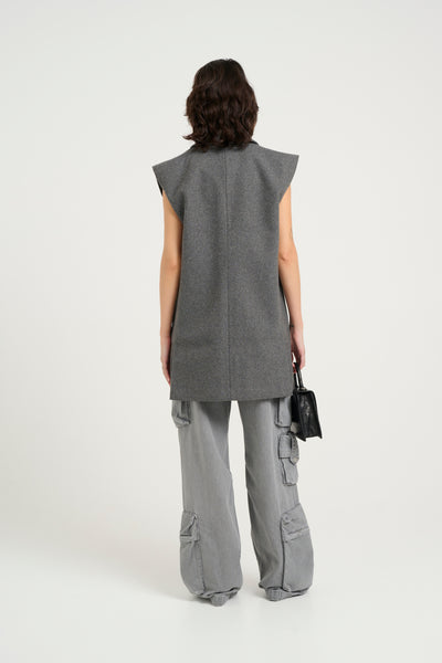 VellyGZ OZ vest Dark grey melange - 10909844 Thumbnail