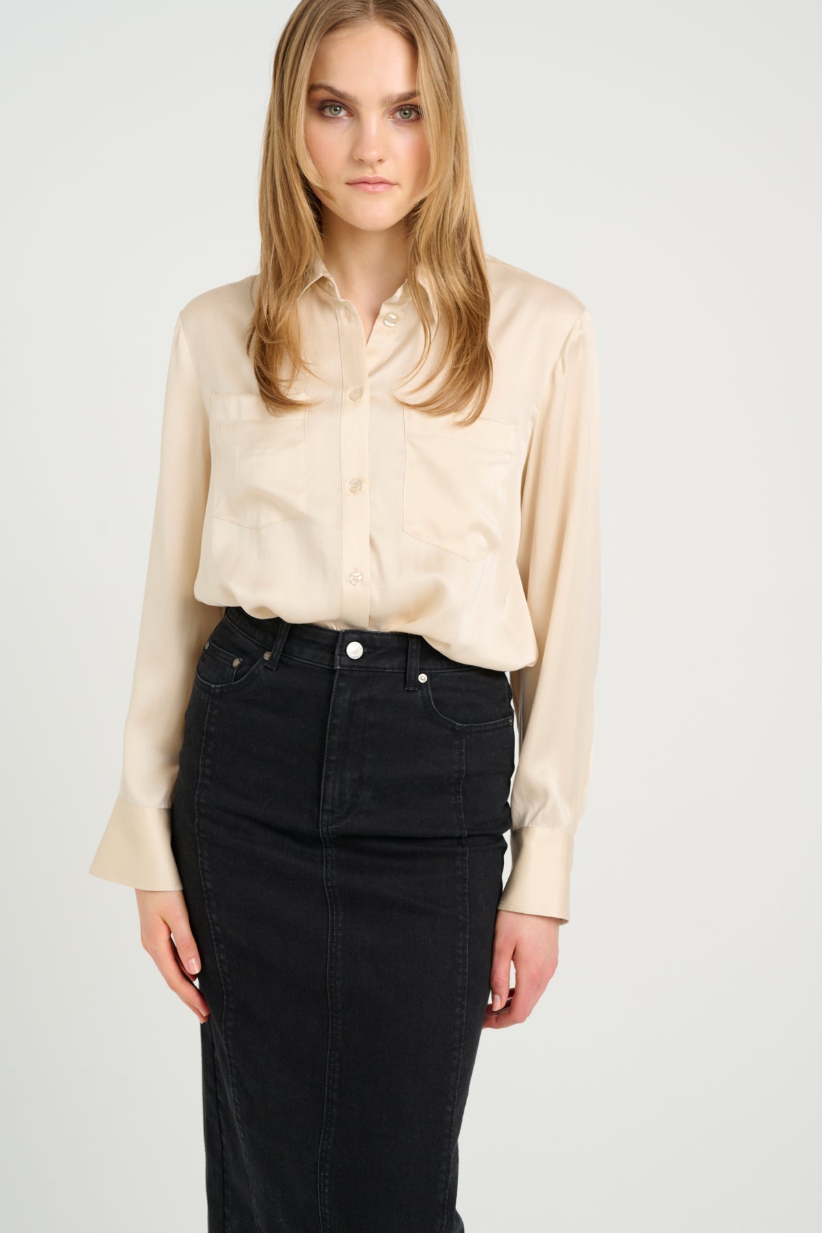 SilkeGZ shirt NOOS Birch - 10909853