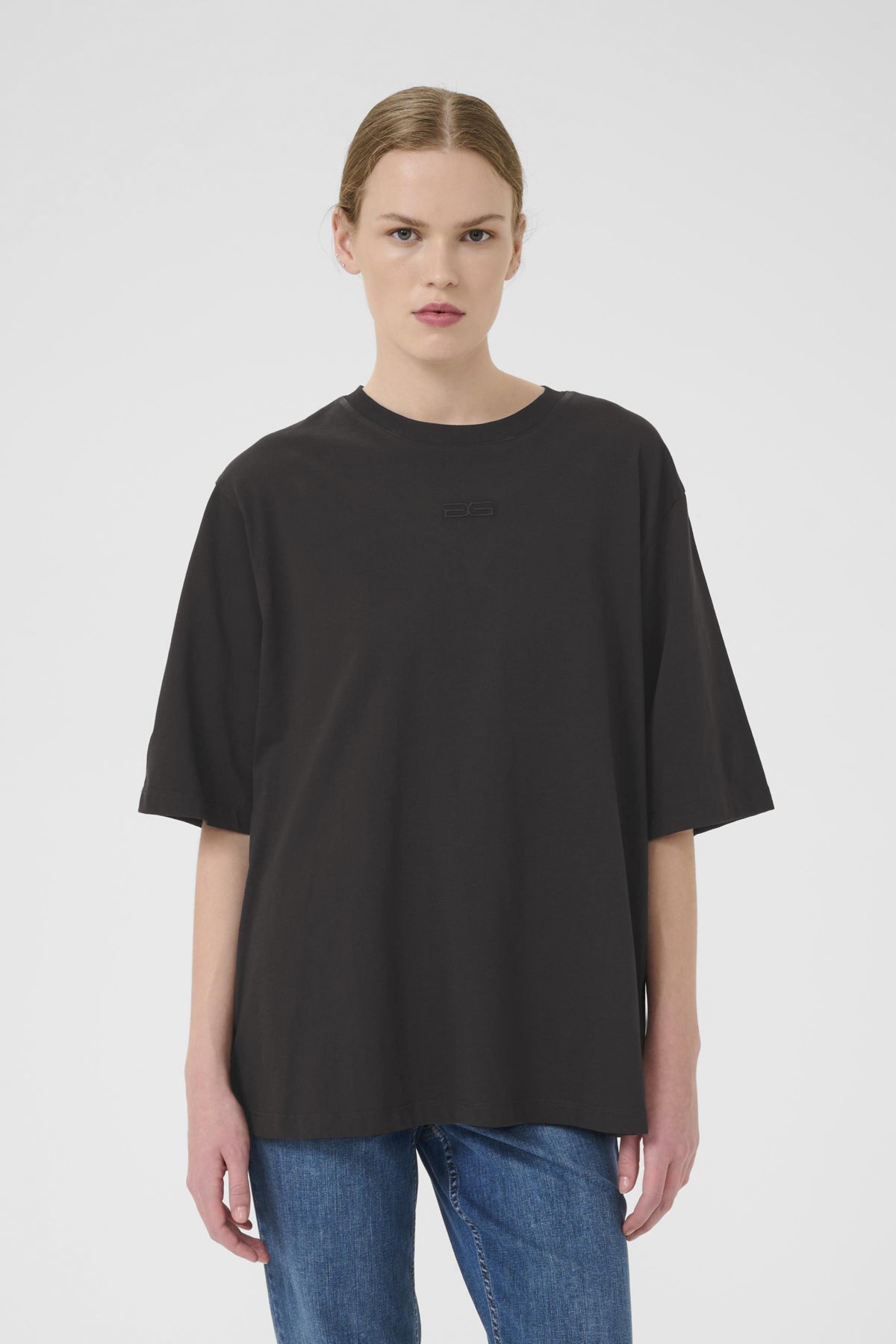 SimmaGZ emb tee NOOS Black - 10909865