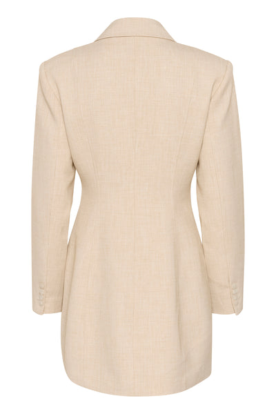 GZdecy blazer dress Light Sand Melange - 10909870 Thumbnail