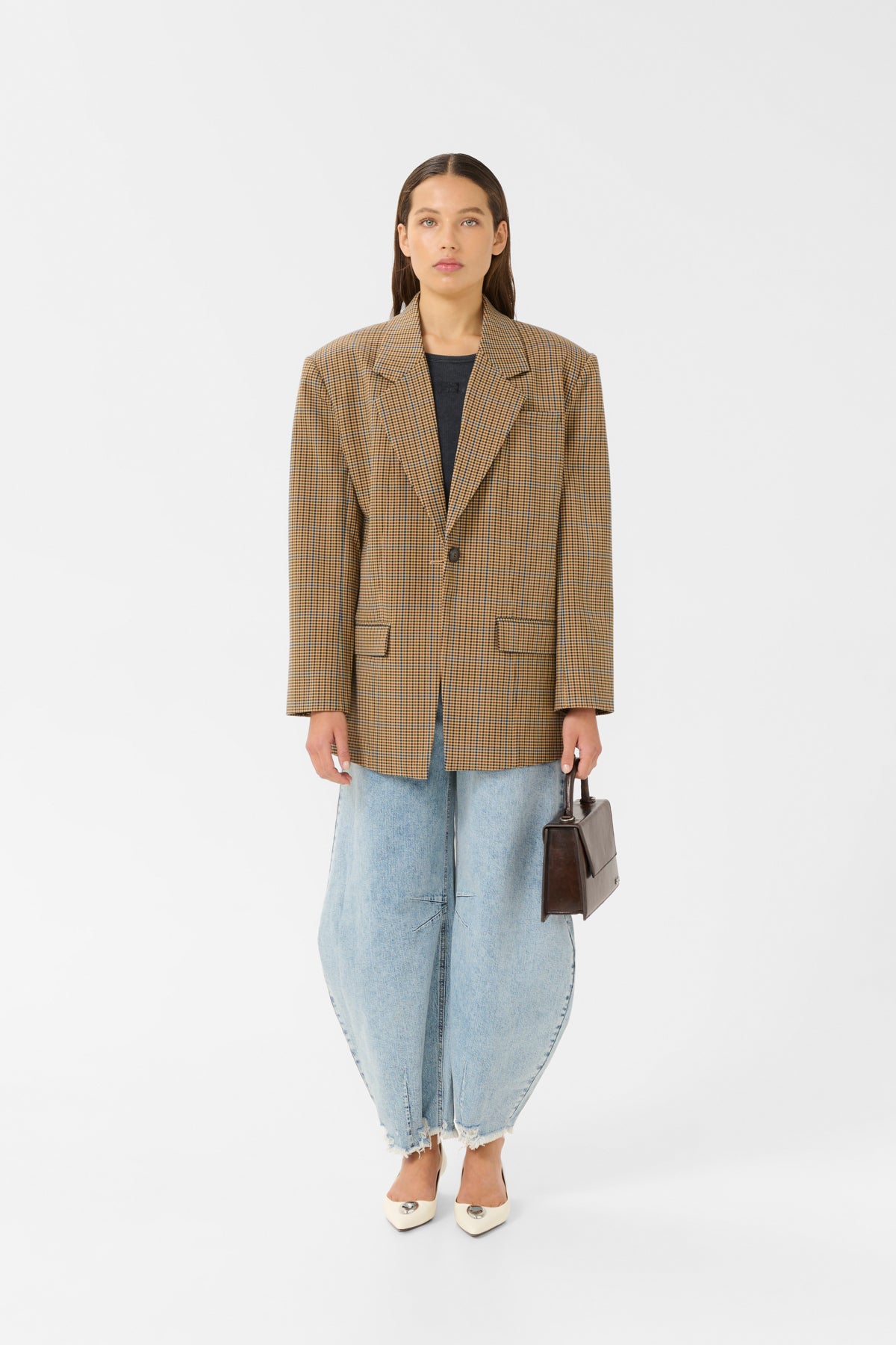GZcorina OZ blazer Multi color check
