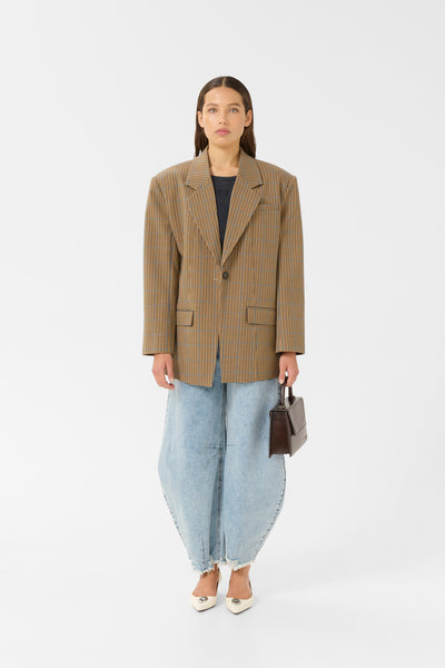 GZcorina OZ blazer Multi color check Thumbnail