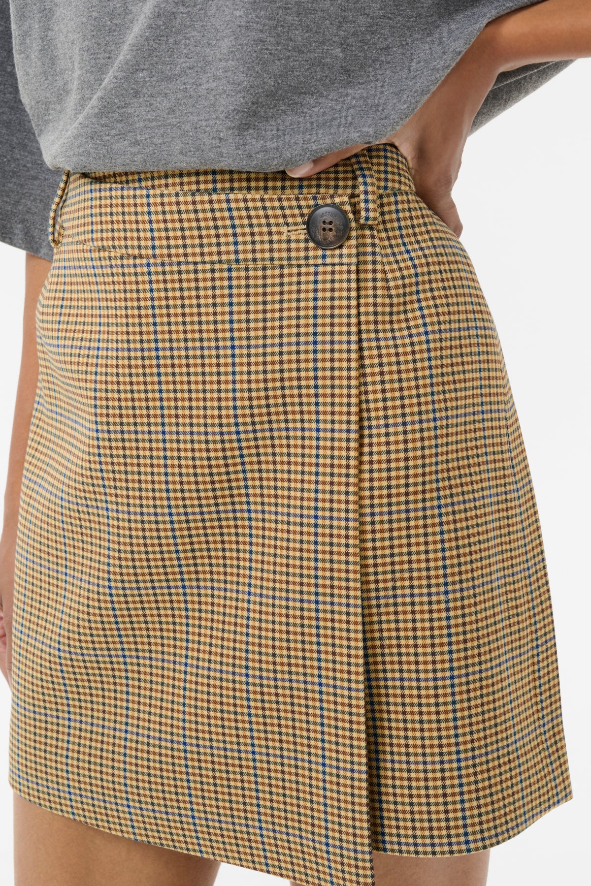 GZcorina MW skirt Multi color check - 10909907