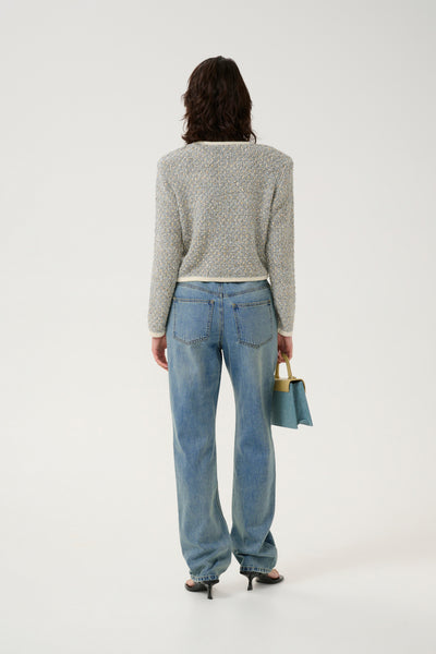 GZlayza HW straight jeans Mid blue vintage wash - 10909929 Thumbnail