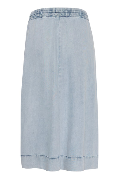 GZfelina long skirt Light blue washed Thumbnail