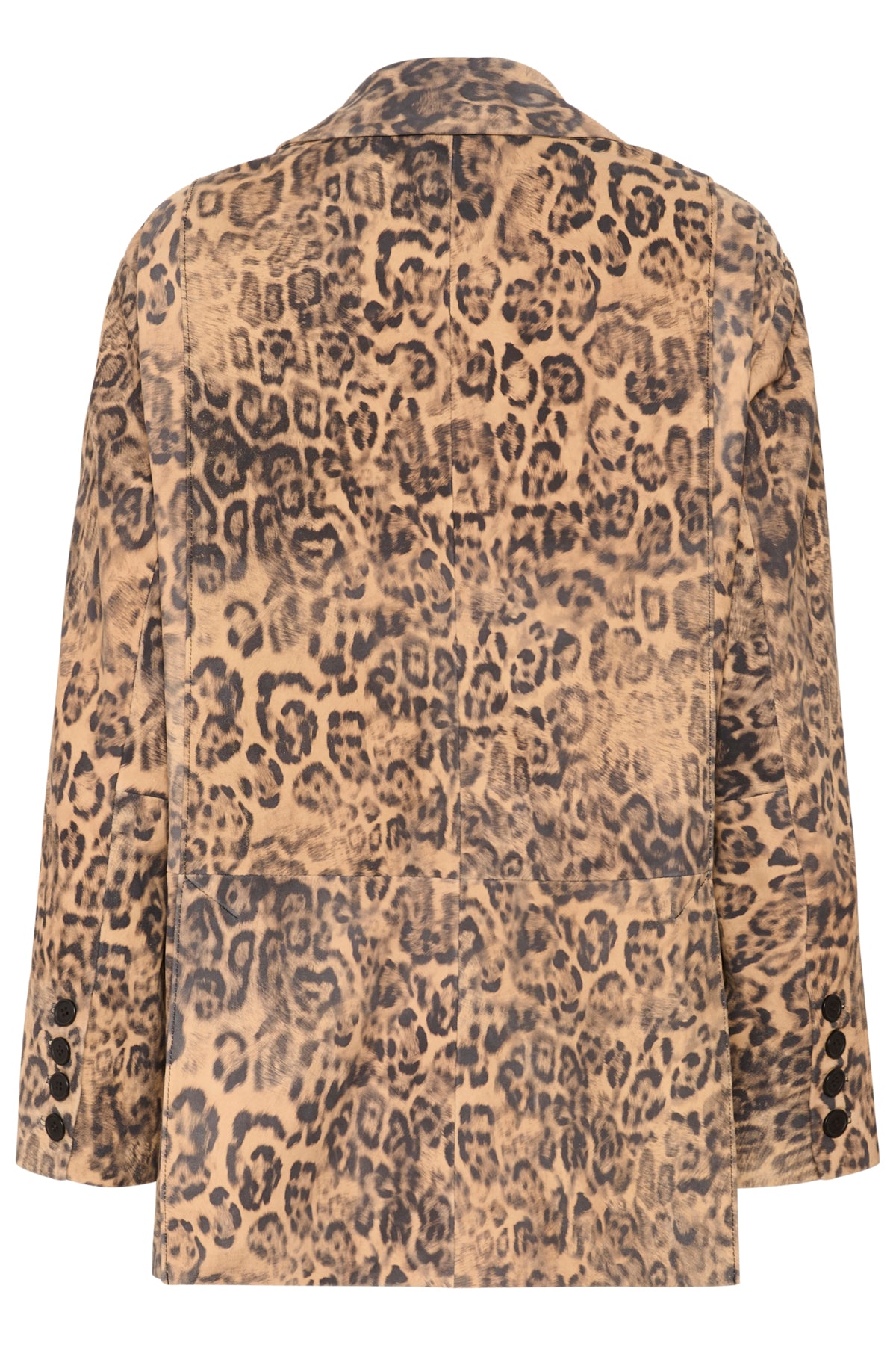 GZleane OZ blazer Leopart print leather - 10909938