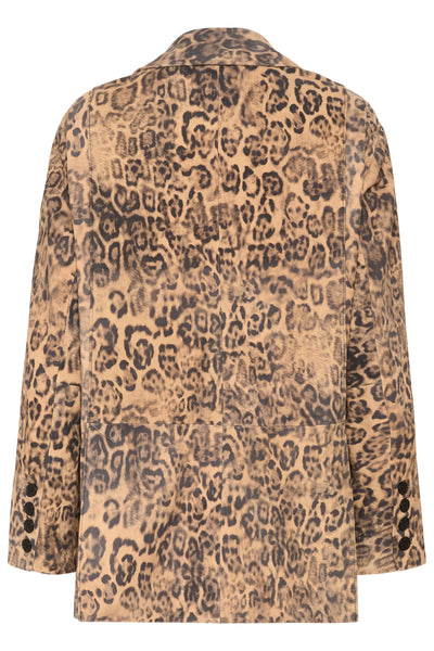 GZleane OZ blazer Leopart print leather - 10909938 Thumbnail