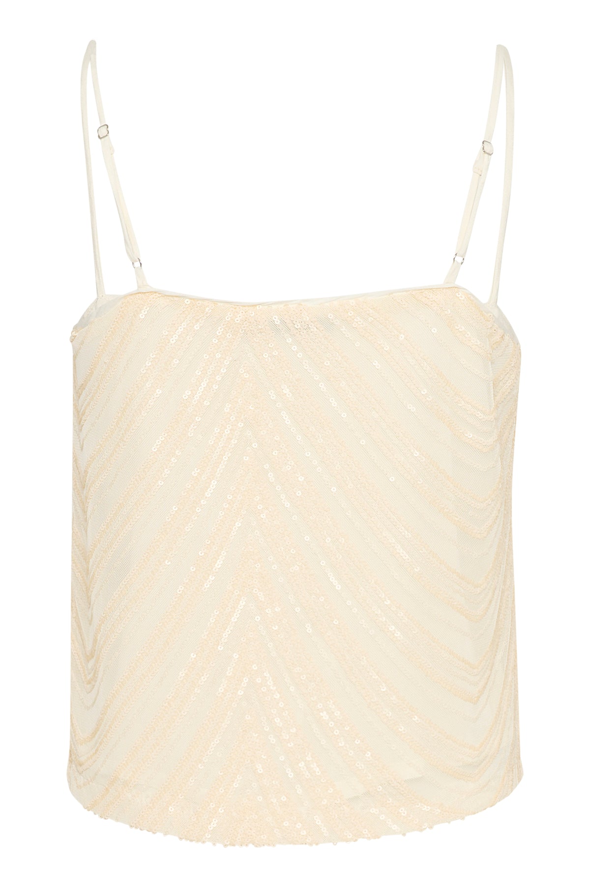 GZglira top Butter Yellow sequins - 10909954