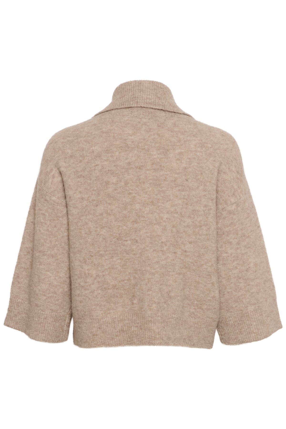 GZalpha ss cardigan Warm Sand Melange - 10909984