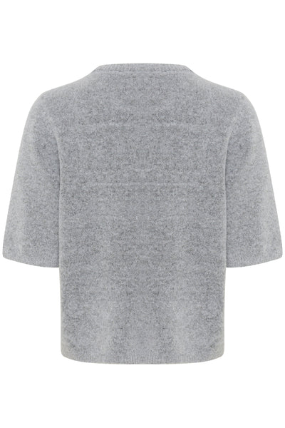 GZalpha ss tee Pearl Blue Melange - 10909996 Thumbnail